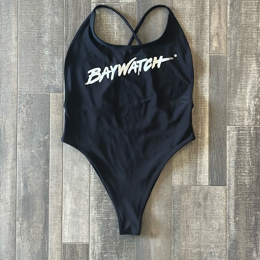 Medium Forever 21 Baywatch One Piece Swimsuit